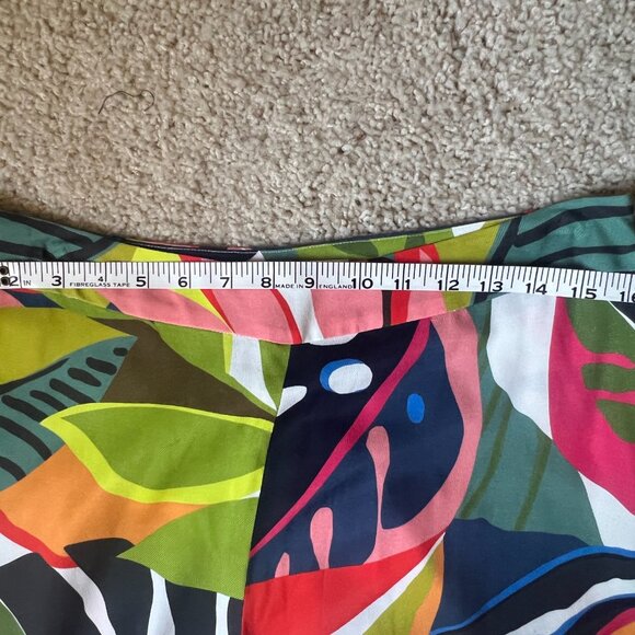 Trina Turk Long Weekend Botanical Wide Leg Pants Size 8 - Picture 6 of 8